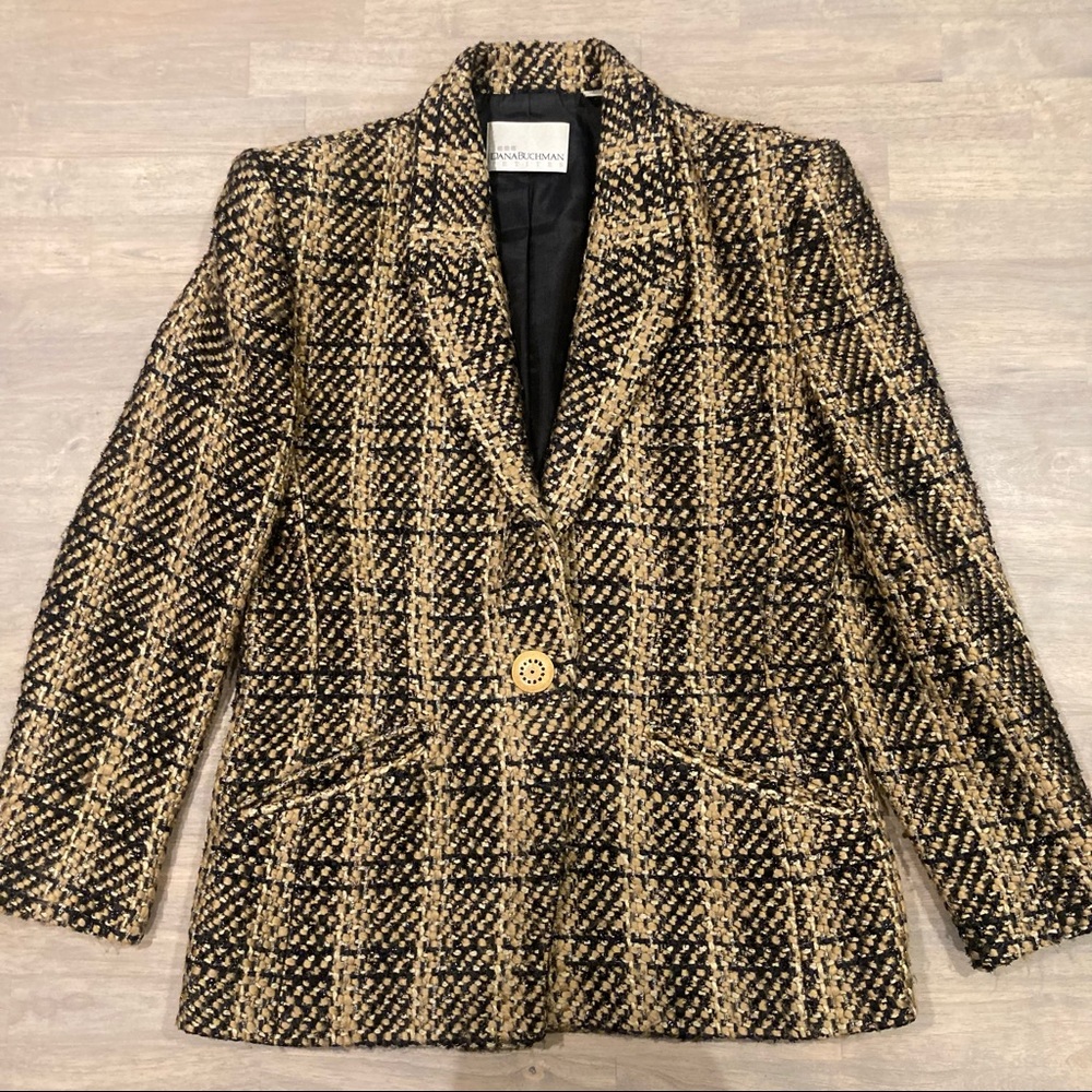 Dana Buchman Petites Tweed Jacket 8P